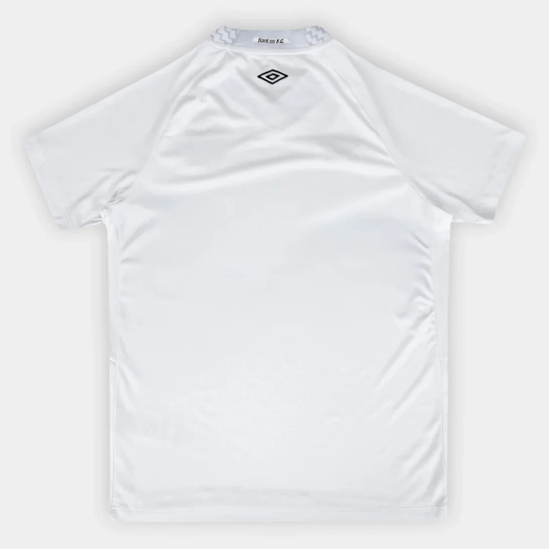 Camisa Infantil Santos I 25/26 s/n Torcedor Umbro - Branco+Cinza