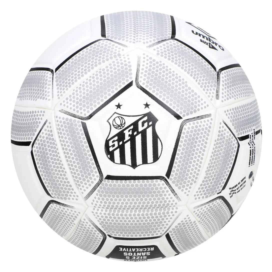 Bola de Futebol Campo Santos Umbro - Preto+Cinza
