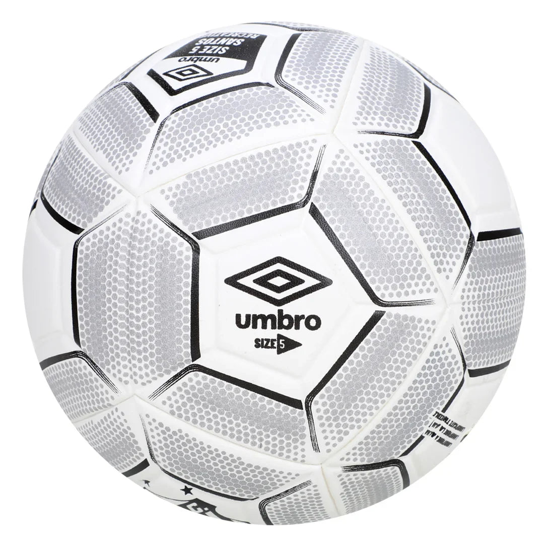 Bola de Futebol Campo Santos Umbro - Preto+Cinza